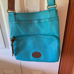 Fossil leather bag